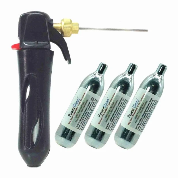 Carbon Dioxide Mini CO2 Gas Duster (canned air) for Computer electronics Clean,16 gram CO2 cartridges Ordered Seperately
