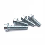 Carbon steel Gr8.8 Cup head hexagon socket flange bolts Cylinder head hex socket flange bolt with serrated