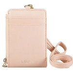 Card Holders Necklace Business ID Badge Zipper Pocket Potable Neck Wallet Strap Purse 2020