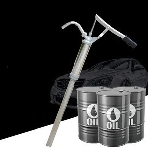 Cast iron gallon drum barrel tank suction oil diesel dispense manual transfer hand lever pump