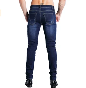 Casual autumn wear cotton skinny fit mens pantalones jeans made in guangzhou