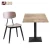 Import CDG Wooden Restaurant Table Coffee Shop Furniture Solid Wood Table Top from China