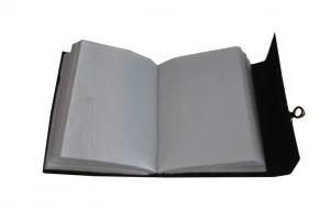 Celtic Handmade Black Color Fluer De Lis Leather Embossed Journal Blank Book Handmade Paper Dairy