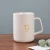 Import Ceramic Mugs 12oz Constellations Creative Mugs with Spoon Lid Porcelain Zodiac Milk Coffee Cup Drinkware from China