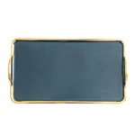Ceramic serving tray gold rim backing trays dishes plates ceramic vintage green dish
