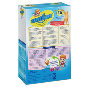 CEREOLAND BABY FOOD RICE WITH MILK 250g BOXE