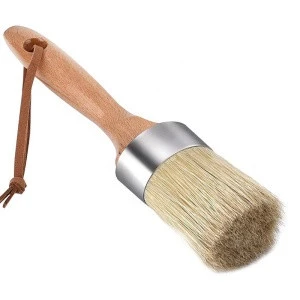 chalk &amp; wax paint brush with natural bristle