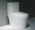 Import chaozhou Bathroom equipment Ceramic square one Piece WC Toilet from China