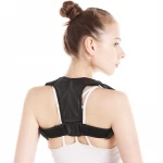 cheap back posture corrector back brace Leather Back Support Posture Corrector