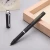 Import Cheap Business  Promotional Logo Gel Pens Factory Customized Matt Black Gold  0.5mm gel ink pens from China