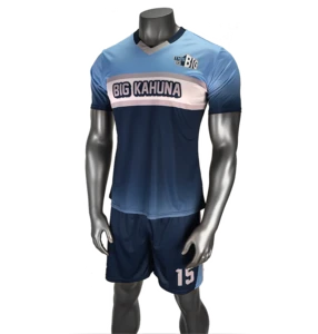 Cheap Custom Mens Short Sleeve Soccer Team Jersey Sublimated Soccer Uniform