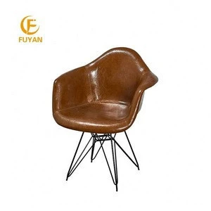 Cheap Price New Design Commercial Hotel Furniture Pu Leisure metal frame hotel Chair