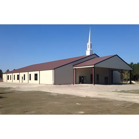 Cheap Price Plan Buildings For Sale Prefabricated Steel Structure Church Building