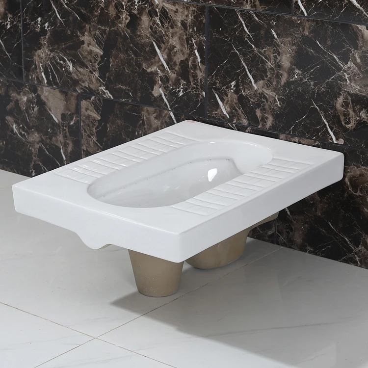 Cheap price sanitary ware ceramic squatting pan wc standard squat toilet
