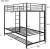 Import cheap price white color full over full bunk bed from China