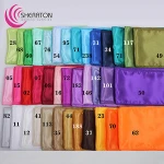 Cheap wedding satin Table Napkins / white pink purple overlock dining damask table Linen decoration for banquet restaurant