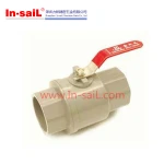 China hardware supplier angle brass needle valve gas water stop ball valve manufacturer