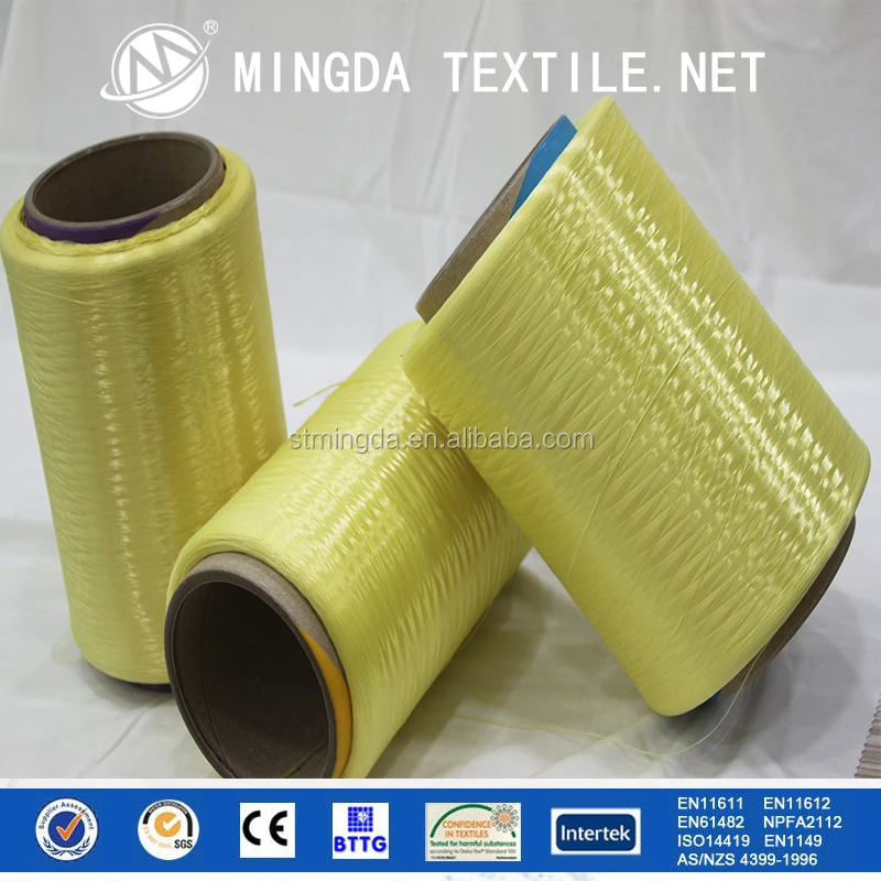 China made Para Aramid Fiber Filament Yarn 100% para aramid fiber yarn with low price