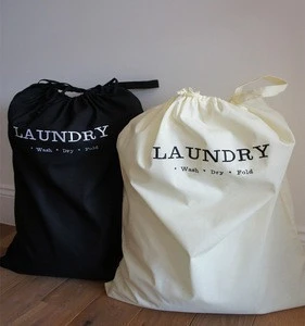 China New Product Extra Large Cotton Canvas Laundry Bag