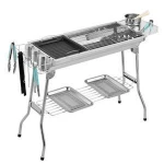 China Supplier Spot Wholesale Stainless Steel Barbecue Charcoal Grill / Outdoor Folding Portable Grill/BBQ Grill Design