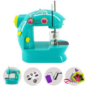 Chinese Factory Price Child Unique Mini Handy Portable overlock Electric Sewing Machine For Shirt