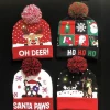Christmas Beanie Ugly Light Up Knitted Christmas Party Hat for Adult OEM Service Available