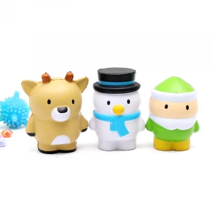 Christmas Series ChildrenS Toys Eco-friendly PU Foam Custom Stress Relief Soft Ball Toy 1Piece