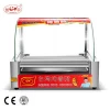 Chuangyu Best Products 7 Roller Stainless Steel Hot Dog Maker Machine With Supply Remove Cover