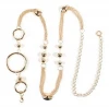 chunky metal alloy waistband jewelry women gold belt chain jewelry