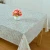 Import Circle Rose Gold Tablecloths Spillproof Sequin Wedding Jacquard Tablecloth from China