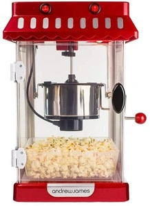 classic professional retro 1950s fun cinema style party electric popcorn maker machine with big capacity 4.5 litre