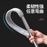 Cleaning Flexible Long Handle Curved Microfiber Telescopic  Duster