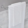 Clear customized wall mounted acrylic towel bar