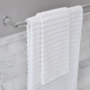 Clear customized wall mounted acrylic towel bar