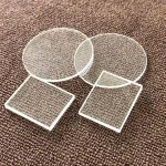 Clear UV Square Glass Silica Fused Quartz Window Plate