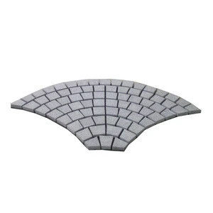 Cobblestone grey granite paver price per square meter