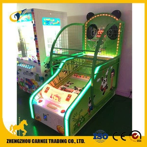 coin operated basketball arcade game machine