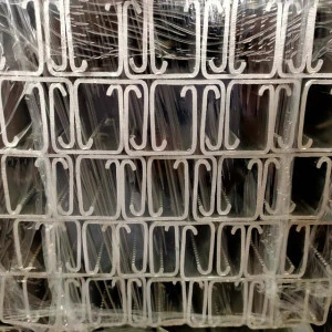 Cold Formed 304 stainless U Beam C Shape Z Type Rail steel Channel metal stud track Profilefor construction building