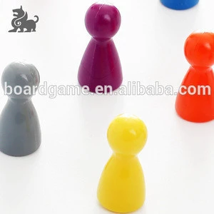 Colorful Plastic card game chess board game pawns
