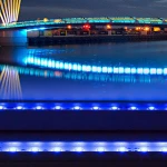 Colorful Waterproof ip65 outdoor dusk to dawn 10watt 20watt led wall wash lamp