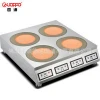 Commercial heavy duty 4 burner electric stove hot plate with digital temperature control