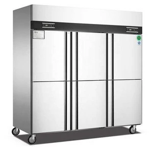 Commercial vegetable 6 Door Refrigerators for Restaurant kitchen