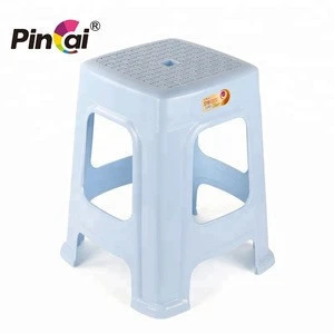 Competitive Price Multi-specification Durable and Strong Plaid Square Stackable Colorful Plastic Stool