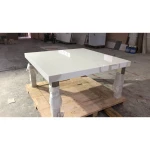Contemporary Luxury Living Room Dinning Table Set Marble