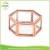 Import (copper finish) little handmade glass box/ring holder wholesale Geometric little glass box with a hinged roof from China