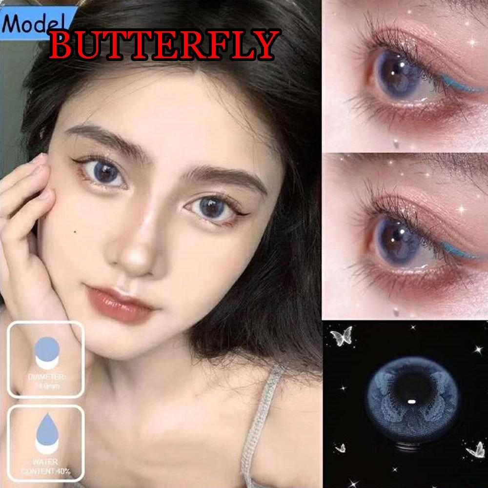Cosmetic Color Contact Lenses Butterfly