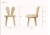 Import creative design Rabbit model kids bench solid beech wood child chair for Kids Play Room Kindergartens chair kids from China