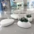 Import Creative Water-drop shopping mall commercial indoor fiberglass bench stool Outdoor rest bench from China