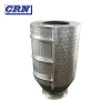 CRN TCTX 30 stainless steel permanent magnetic drumwith ndfeb magnetic material for feed processing