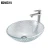 Import Crystal glass washbasin design round transparent bathroom tempered glass wash basin from China